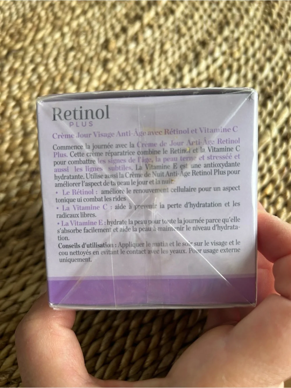 NEW Retinol Cream plus vitamin C and E